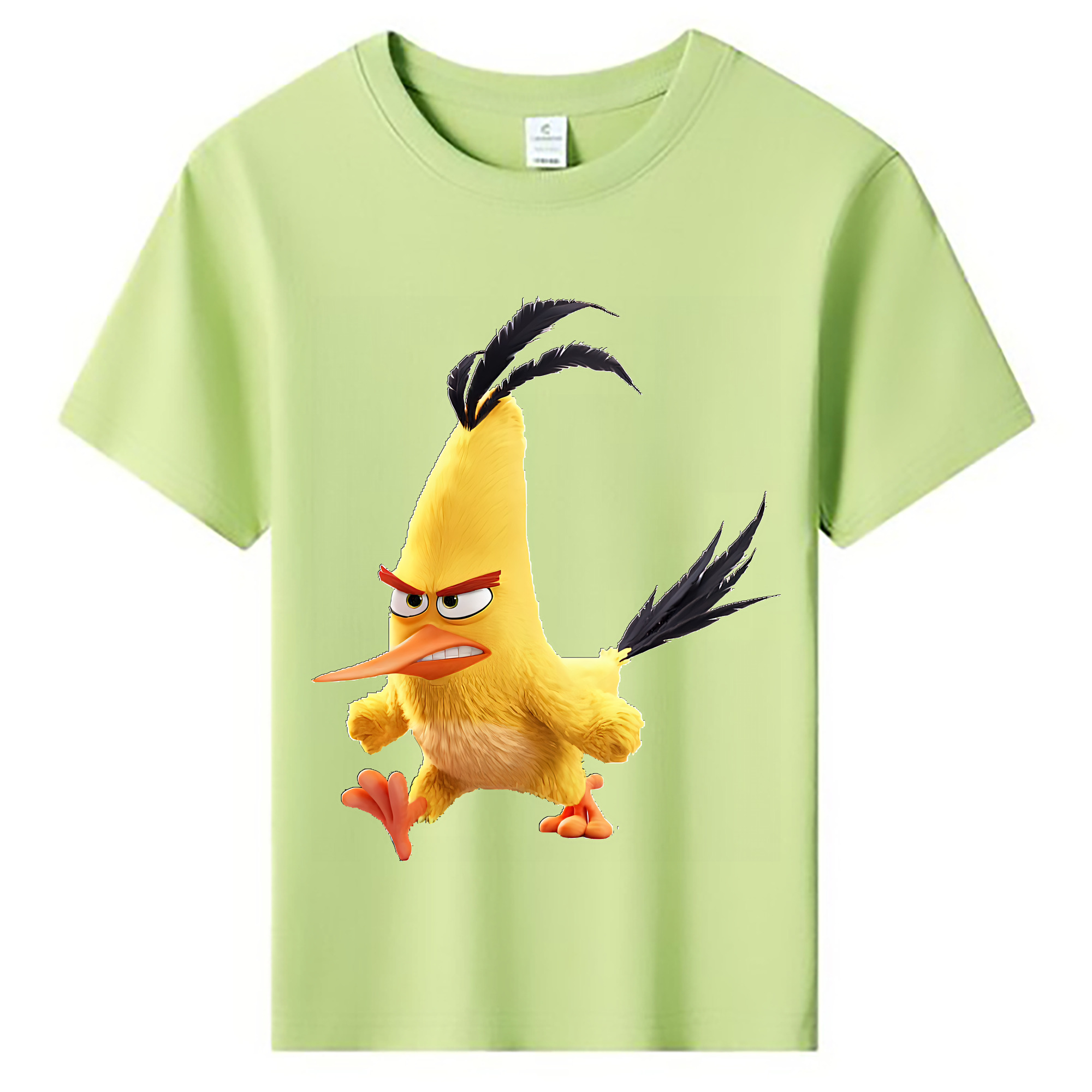 （画像用） Angry Birds アングリーバード 綿100％キッズTシャツ（フロントプリント）